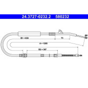 ATE | Seilzug, Feststellbremse | 24.3727-0232.2
