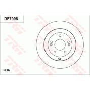 TRW | Bremsscheibe | DF7996