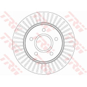 TRW | Bremsscheibe | DF6253S