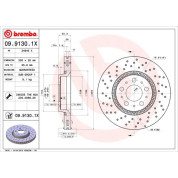 Brembo | Bremsscheibe | 09.9130.1X