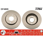 TRW | Bremsscheibe | DF4809