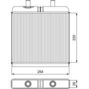 Valeo | Wärmetauscher, Innenraumheizung | 811539