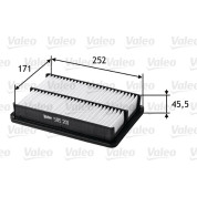 Valeo | Luftfilter | 585201