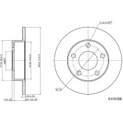 Metzger | Bremsscheibe | 6110168