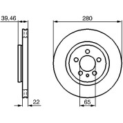 BOSCH | Bremsscheibe | 0 986 479 156