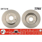 TRW | Bremsscheibe | DF7218