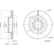 Metzger | Bremsscheibe | 6110161