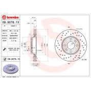 Brembo | Bremsscheibe | 09.9078.1X