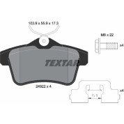 Textar | Bremsbelagsatz, Scheibenbremse | 2492201