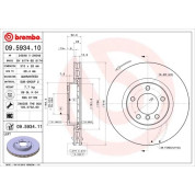 Brembo | Bremsscheibe | 09.5934.11