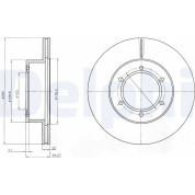 Delphi | Bremsscheibe | BG2495