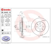 Brembo | Bremsscheibe | 09.A445.11