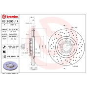 Brembo | Bremsscheibe | 09.8690.1X