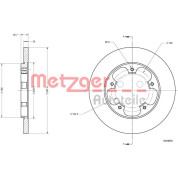 Metzger | Bremsscheibe | 6110816