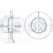 Delphi | Bremsscheibe | BG3513