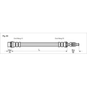 Metzger | Bremsschlauch | 4114712