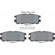 Textar | Bremsbelagsatz, Scheibenbremse | 2187501