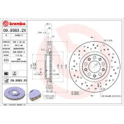 Brembo | Bremsscheibe | 09.9363.2X