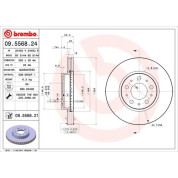 Brembo | Bremsscheibe | 09.5568.21