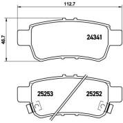 Brembo | Bremsbelagsatz, Scheibenbremse | P 28 062