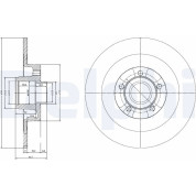 Delphi | Bremsscheibe | BG9024RS