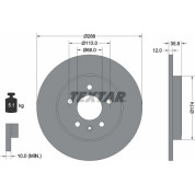 Textar | Bremsscheibe | 92137003