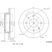 Metzger | Bremsscheibe | 6110429