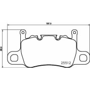 Brembo | Bremsbelagsatz, Scheibenbremse | P 65 037