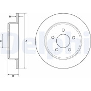 Delphi | Bremsscheibe | BG3739