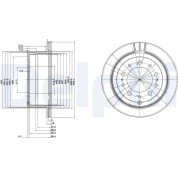 Delphi | Bremsscheibe | BG3534