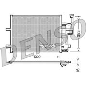 Denso | Kondensator, Klimaanlage | DCN44003