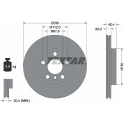 Textar | Bremsscheibe | 92279203