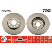 TRW | Bremsscheibe | DF4295