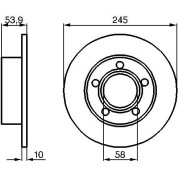 BOSCH | Bremsscheibe | 0 986 478 461