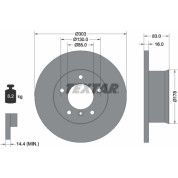 Textar | Bremsscheibe | 92020300