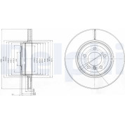 Delphi | Bremsscheibe | BG9789