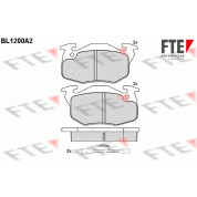 FTE | Bremsbelagsatz, Scheibenbremse | 9010057