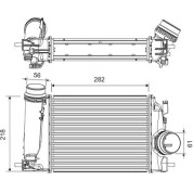 Valeo | Ladeluftkühler | 818293