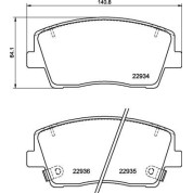 Brembo | Bremsbelagsatz, Scheibenbremse | P 30 119