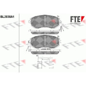 FTE | Bremsbelagsatz, Scheibenbremse | 9011017