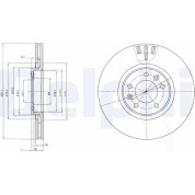 Delphi | Bremsscheibe | BG4150