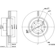 Metzger | Bremsscheibe | 6110059