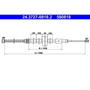 ATE | Seilzug, Feststellbremse | 24.3727-0818.2