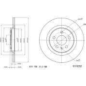 Metzger | Bremsscheibe | 6110352