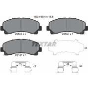 Textar | Bremsbelagsatz, Scheibenbremse | 2514901
