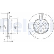 Delphi | Bremsscheibe | BG3531