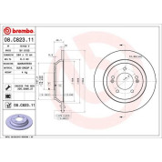 Brembo | Bremsscheibe | 08.C823.11