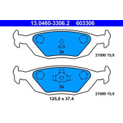 ATE | Bremsbelagsatz, Scheibenbremse | 13.0460-3306.2