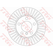 TRW | Bremsscheibe | DF6255