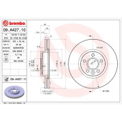 Brembo | Bremsscheibe | 09.A427.11